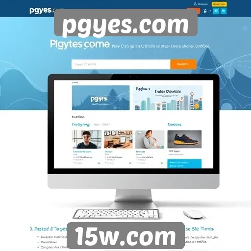 Experiência do usuário no site de pgyes.com